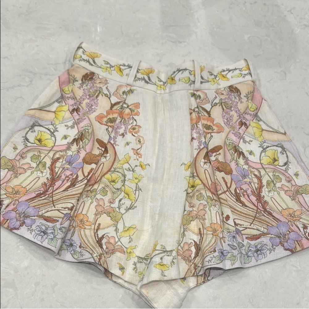 Zimmermann Floral Print Women Shorts - Multicolor